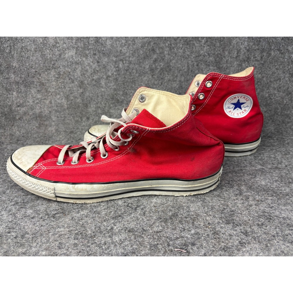 Converse Chuck Taylor All Star Mens Size 14 Red High Top Sneakers X9621